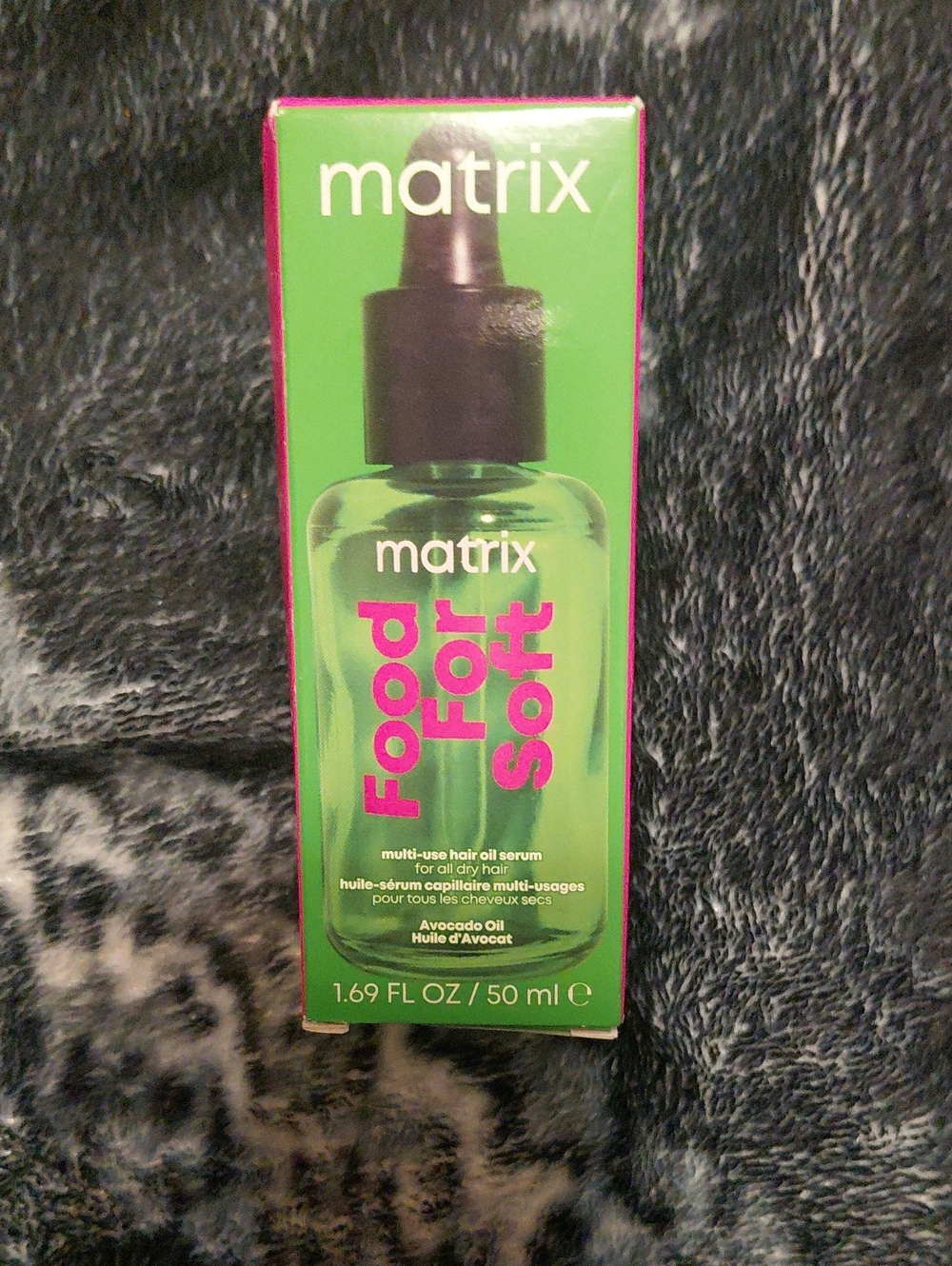Matix Food For Soft Avocado Multi-Use Hair Oil Serum - Green with Pink Accents